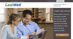 Desktop Screenshot of cashwellonline.com