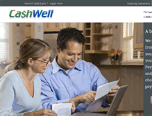 Tablet Screenshot of cashwellonline.com